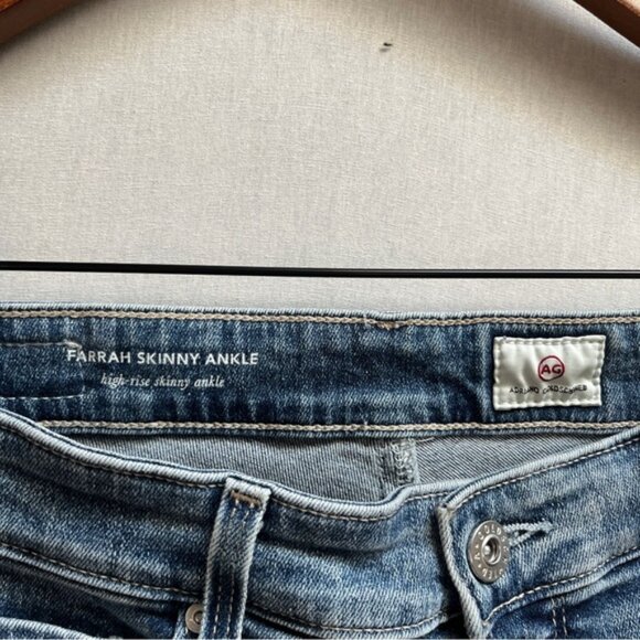 AG Adriano Goldschmied Farrah Skinny Ankle High rise Skinny Jeans Sz 29 - Picture 5 of 11